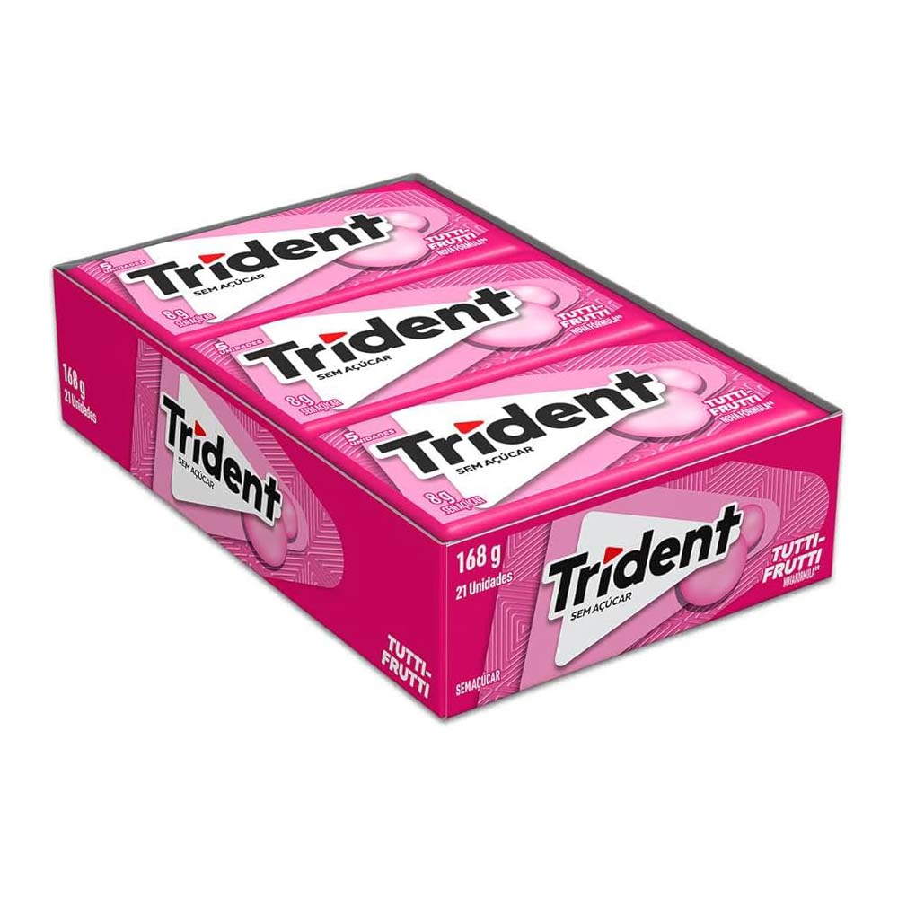 GOMA DE  MASCAR TRIDENT  TUTTI FRUTTI
