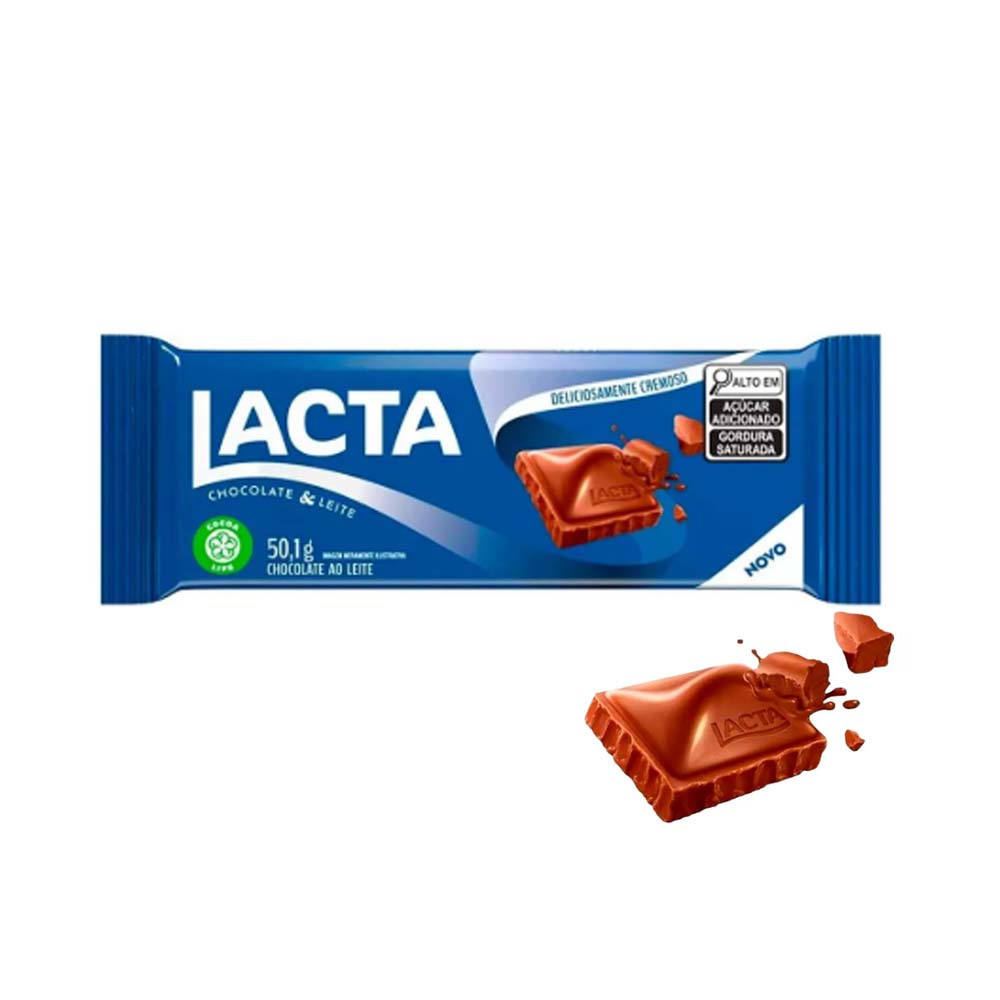 CHOCOLATE LACTA AO LEITE 50.1G 