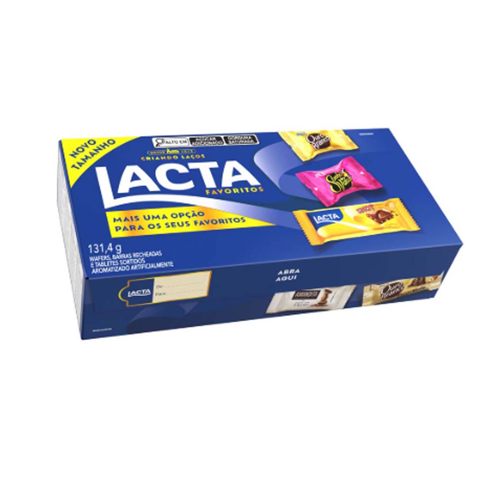 CHOCOLATE LACTA FAVORITOS 131,45G