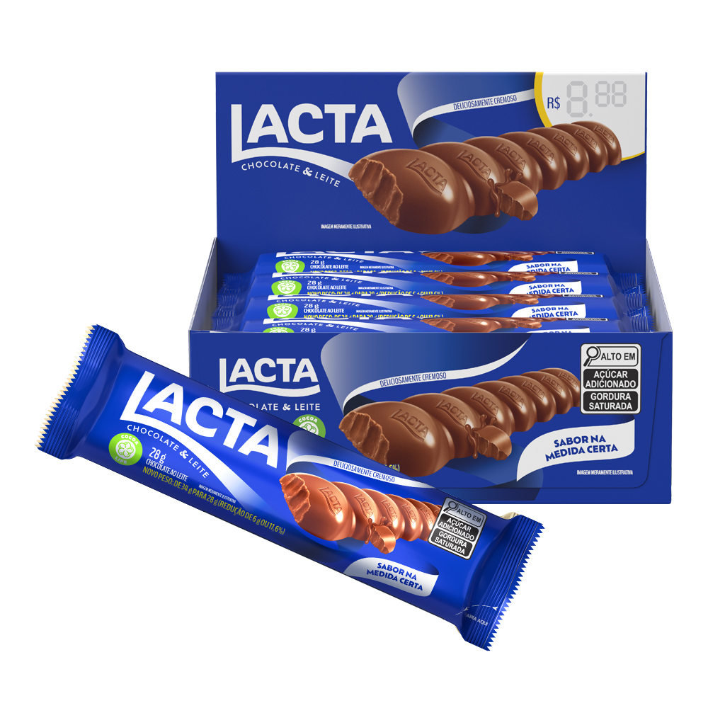 LACTA AO LEITE 12DSX12UNX28G